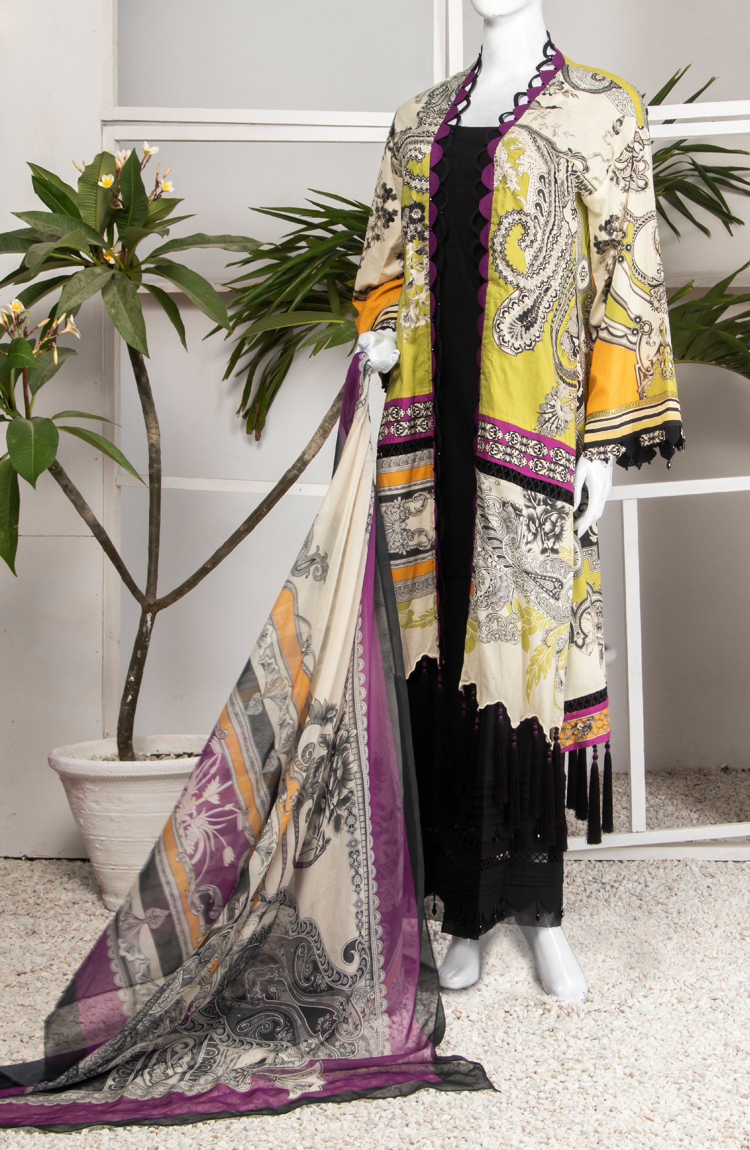 PAISELY LAWN PRINTED 3PC