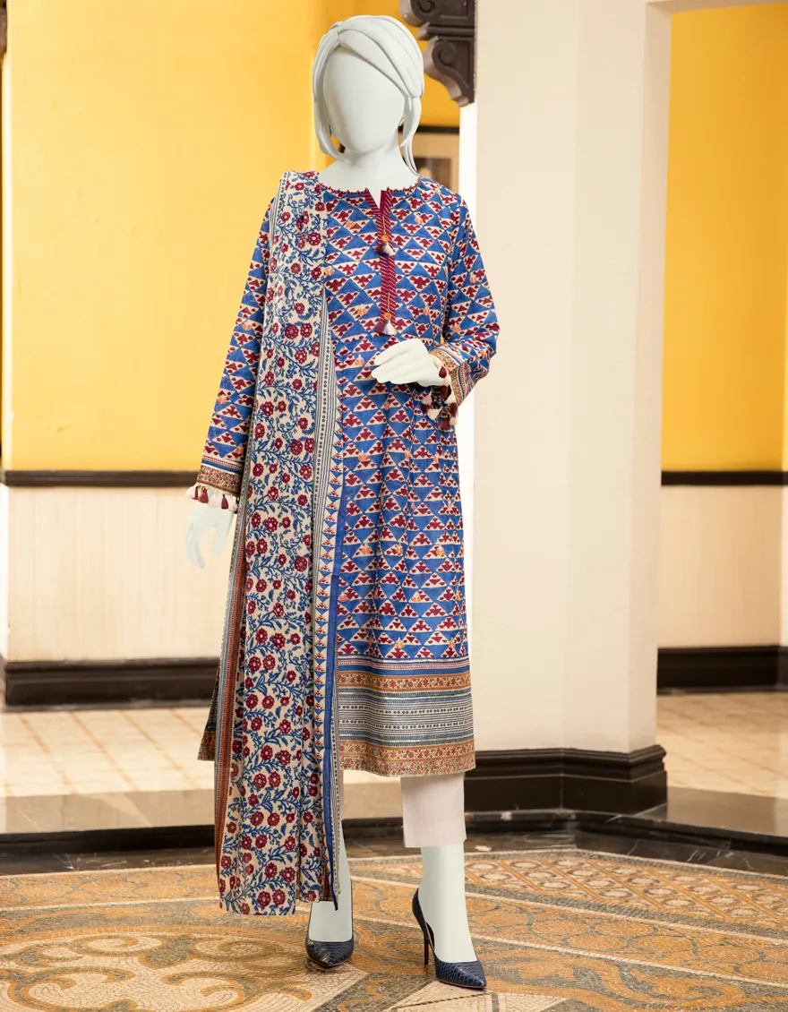 Embroidered Printed Lawn