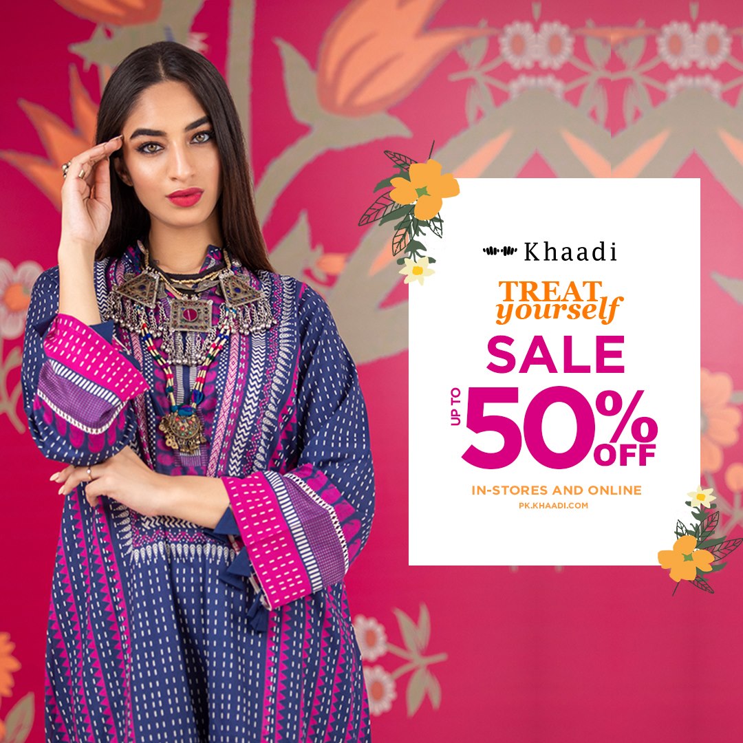 Khaadi Sale Flat 50% 0FF