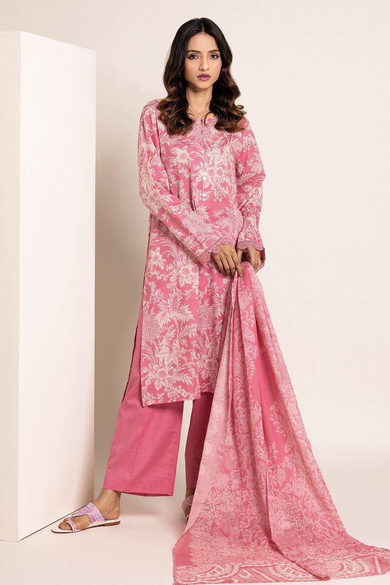 Pink Fabrics 3 Piece Suit