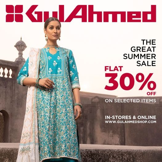 Gul Ahmed Summer Sale in Lahore 2023