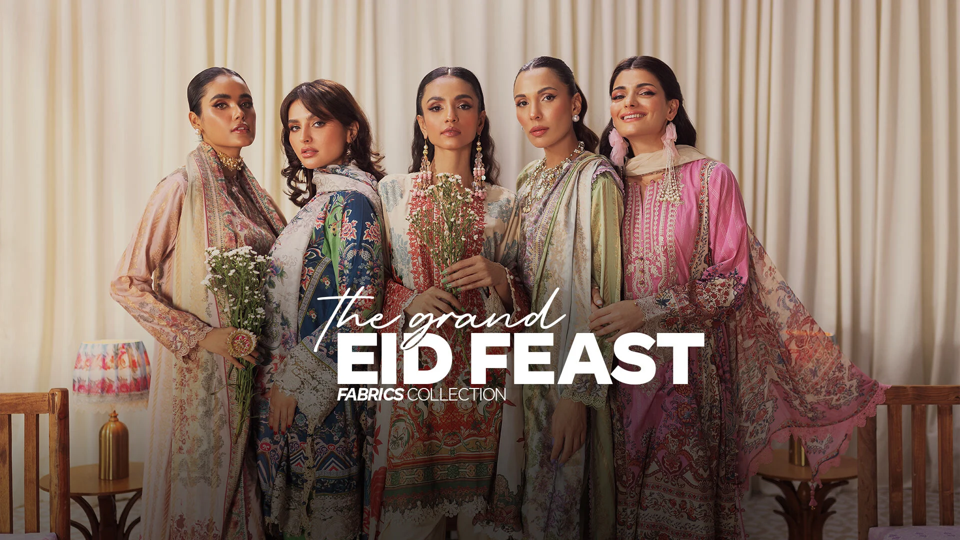 Khaadi Grand Eid Feast Fabrics Collection Sale 2024