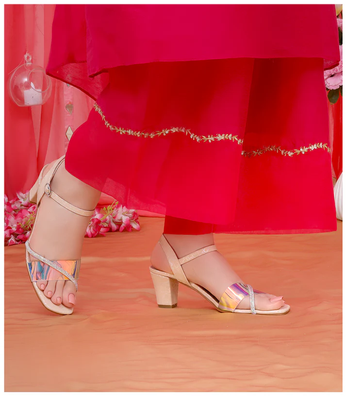 Women Formal Sandal Heels Pink